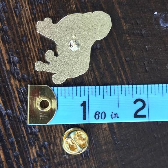 GOLDEN LAB LIFE IS GOLDEN Pin Badge Brooch NEW! 882 - Picture 4 of 4